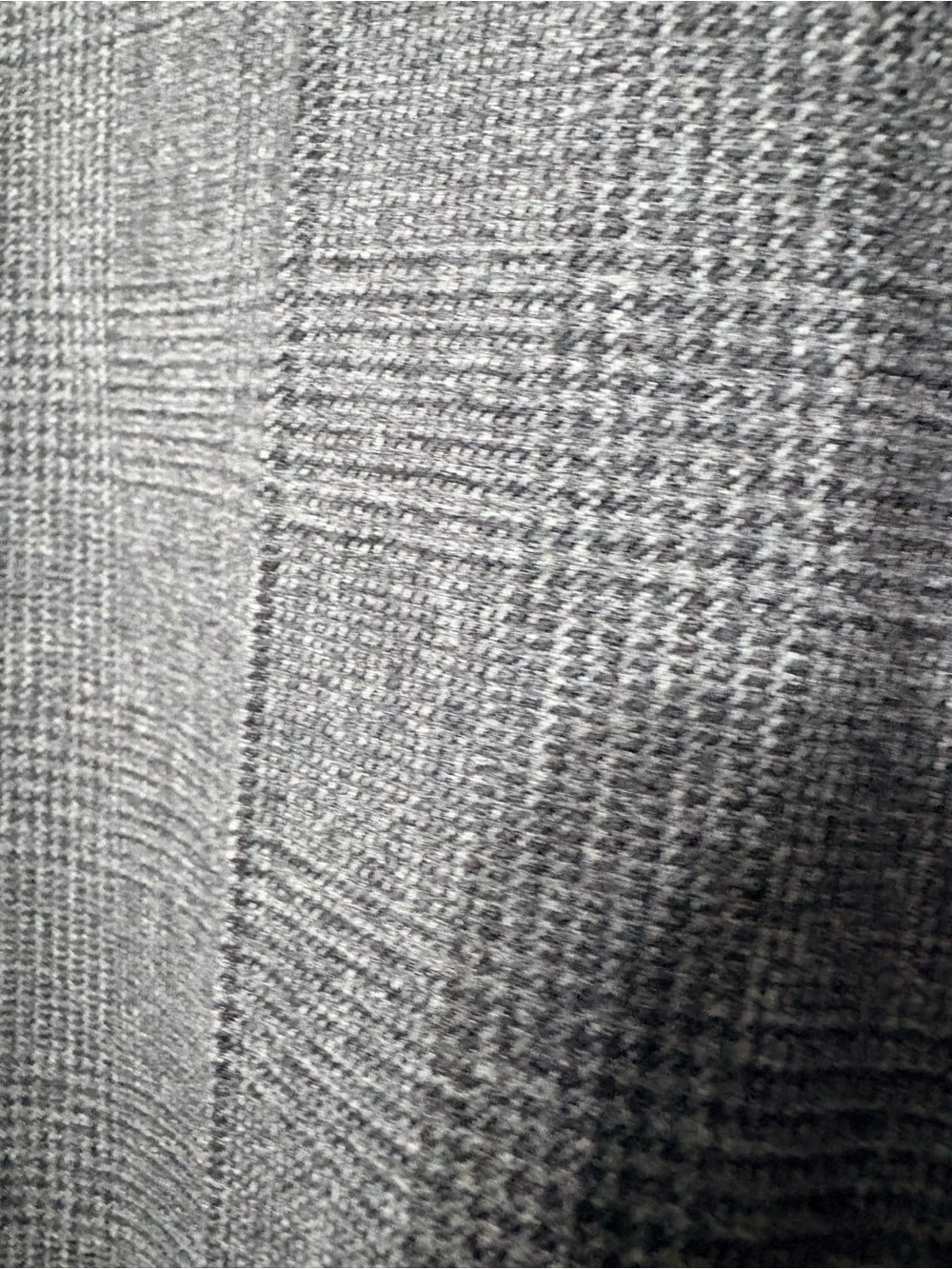 Woman’s J. Crew City Fit Wool Dark Gray Glen Plaid Career Straight Leg Pants 8